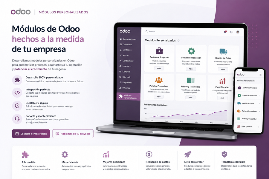 Software a Medida — Módulos Odoo