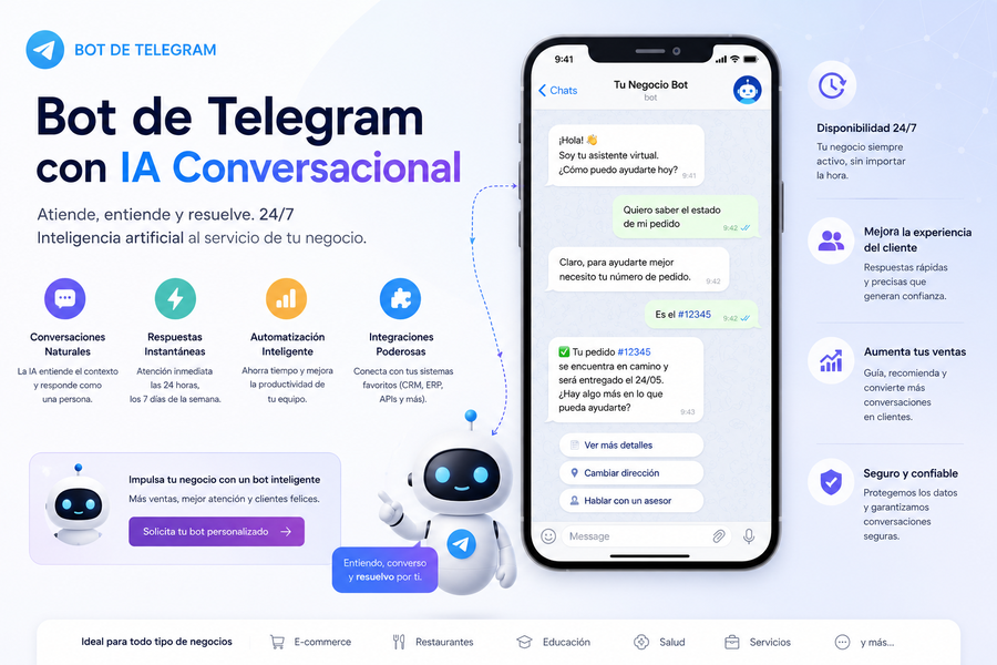Bot de Telegram con IA Conversacional